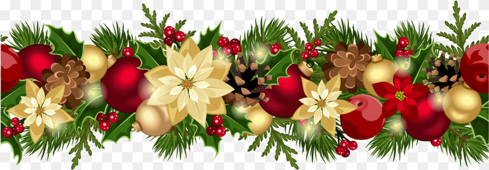 Transparent Christmas Frame Clipart, Art, Floral Design, Graphics, Pattern Png Image
