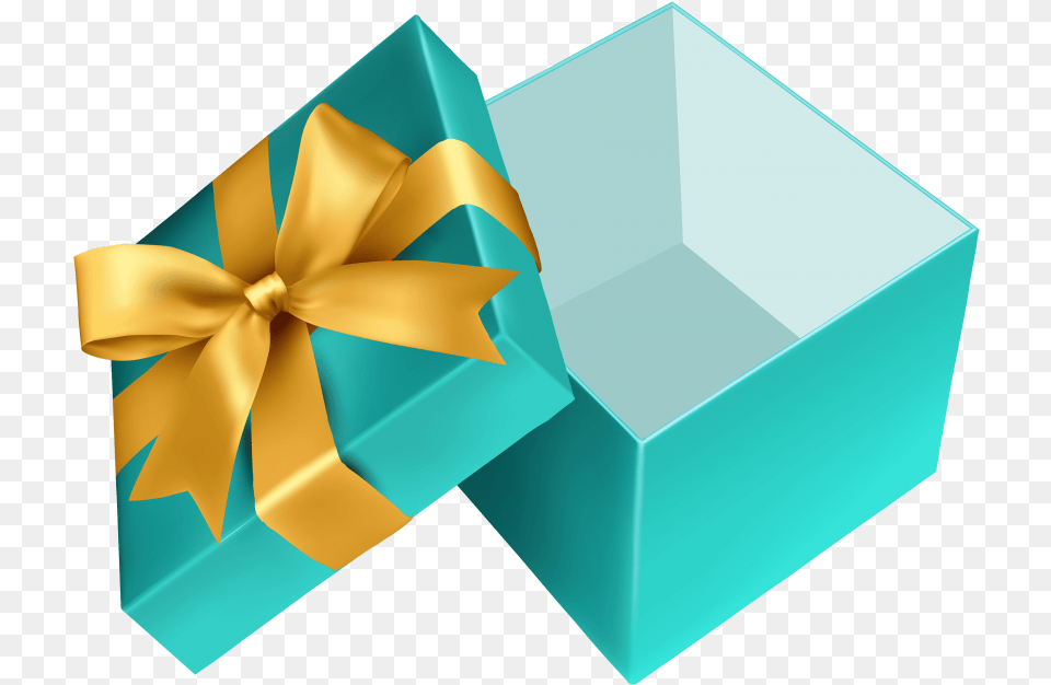 Transparent Christmas Gift Box Open Gift Box Png Image