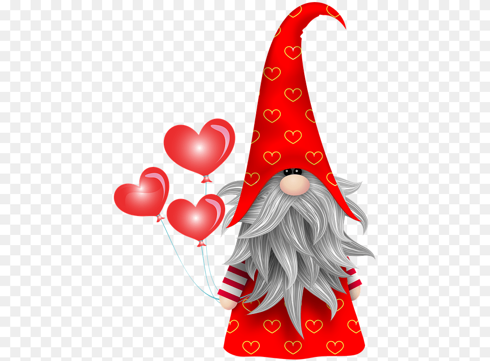 Transparent Christmas Gnome Clipart, Clothing, Hat, Balloon Free Png Download