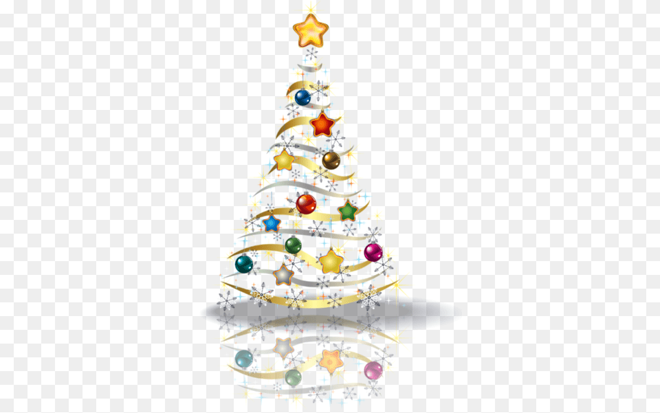Transparent Christmas Gold Tree Picture Transparent Background Christmas Transparent Clipart, Chandelier, Lamp, Christmas Decorations, Festival Free Png Download