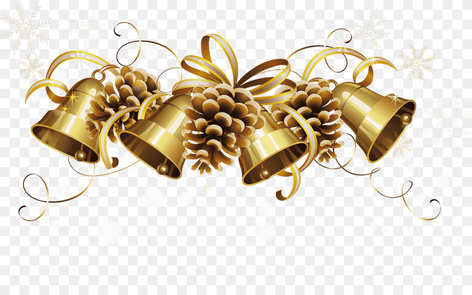 Christmas Golden Bells Picture Gallery, Chandelier, Lamp Free Transparent Png