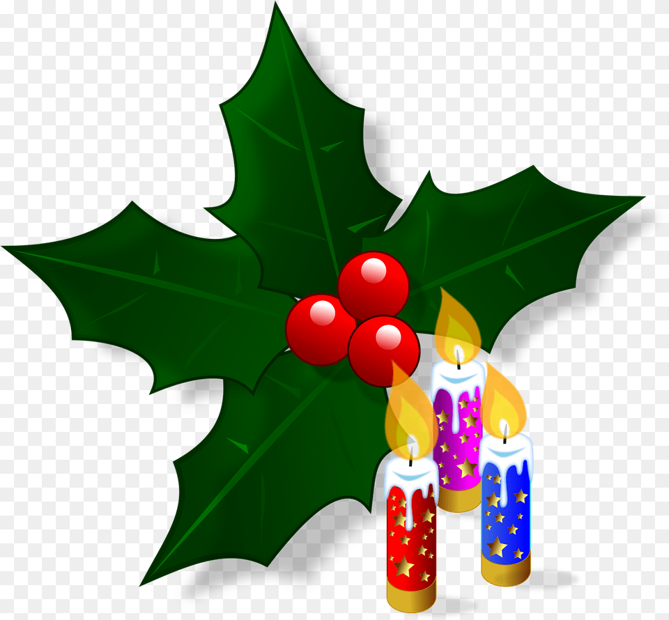 Transparent Christmas Holly Garland Clipart Holly Leaf, Plant, Person, Candle Free Png Download