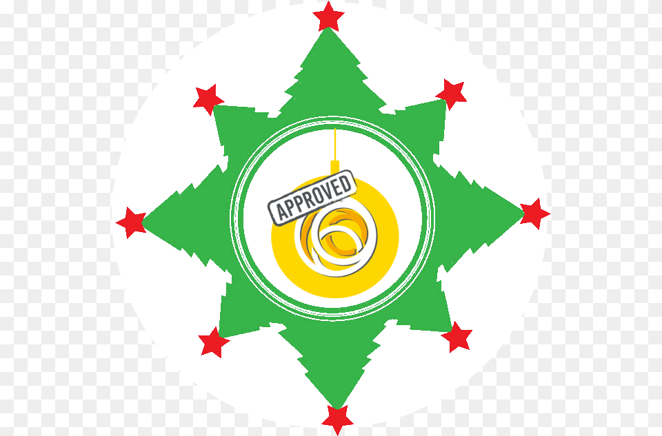 Transparent Christmas Label Star Ring Vector, Symbol, Logo Png