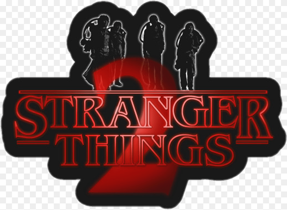 Transparent Christmas Lights Gif Stranger Things 2, Adult, Male, Man, Person Free Png