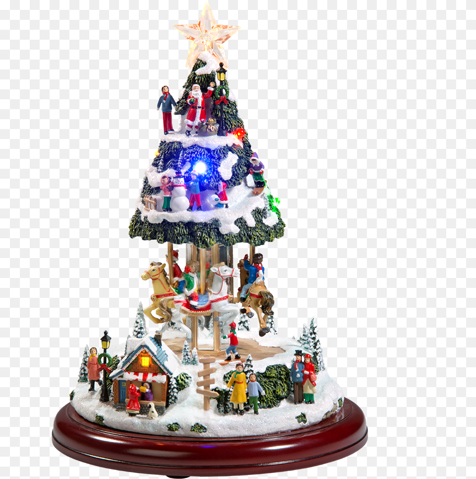 Transparent Christmas Music Christmas Tree, Cream, Dessert, Food, Icing Free Png Download