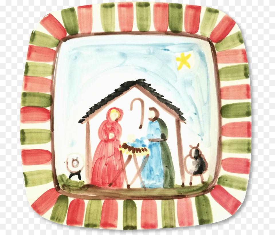 Christmas Nativity Picture Frame, Art, Meal, Pottery, Porcelain Free Transparent Png