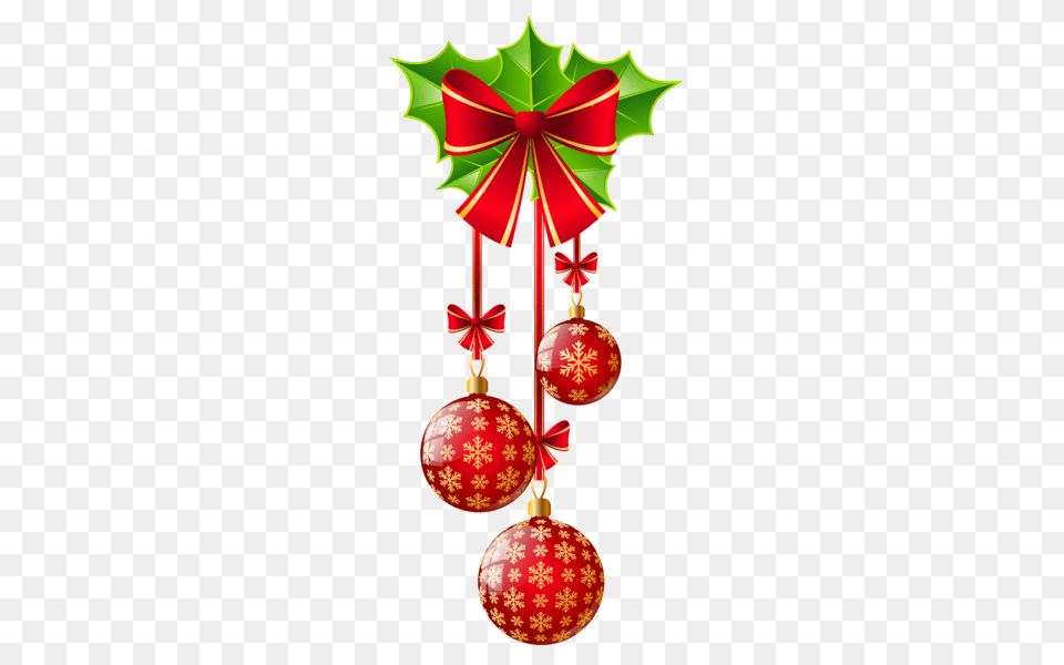 Transparent Christmas Red Ornaments With Bow Creative Ideas, Accessories, Ornament, Chandelier, Lamp Png Image