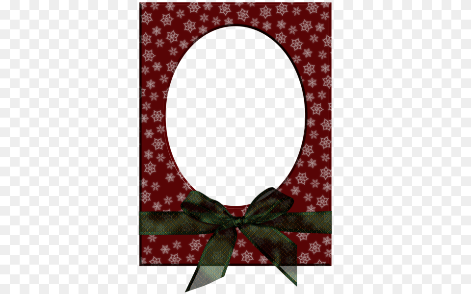 Transparent Christmas Red Photo Frame With Green Bow Briefpapier, Flag, Accessories, Formal Wear, Tie Png Image