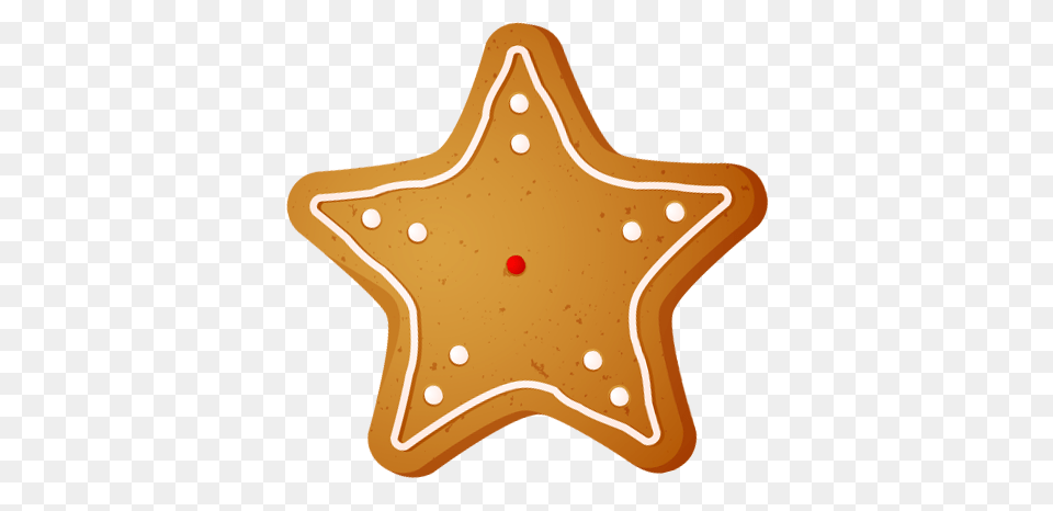 Transparent Christmas Star Cookie Clipart Galleta En Star Cookie, Food, Sweets, Diaper, Gingerbread Png