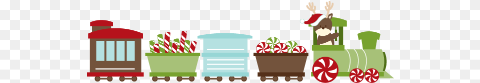 Transparent Christmas Train Clipart, Food, Sweets, Baby, Person Png Image