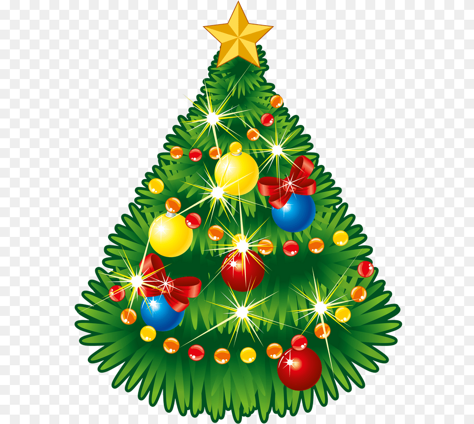 Transparent Christmas Tree With Star Clipart Printable Christmas Party Invitations, Christmas Decorations, Festival, Plant, Christmas Tree Png