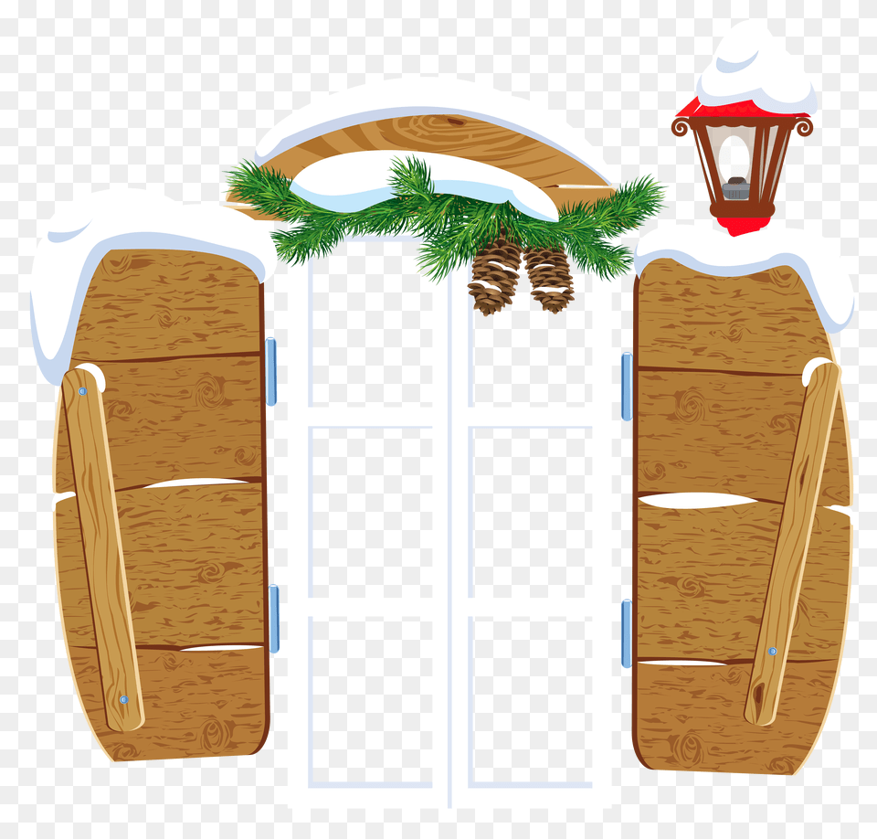 Transparent Christmas Window, Wood, Potted Plant, Brick, Plant Png