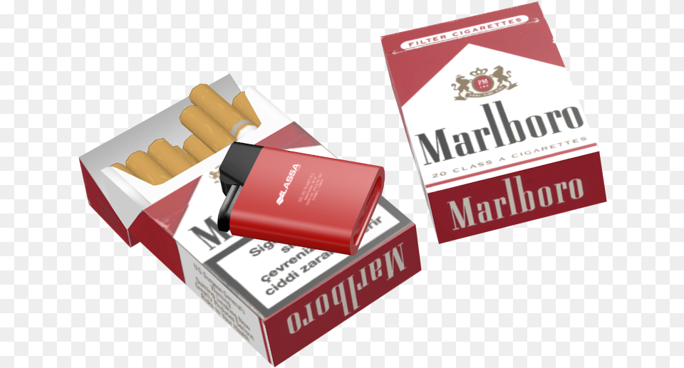 Transparent Cigarette Pack Pack Of Marlboro, Cosmetics, Lipstick, Weapon, Dynamite Free Png
