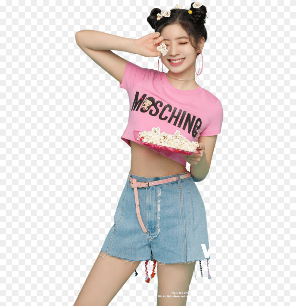 Cigarro Dahyun Twice What Is Love, Clothing, Shorts, Teen, Female Free Transparent Png