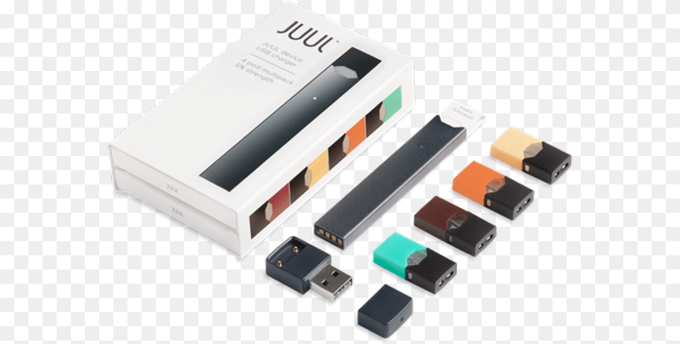 Transparent Cigarro Juul Starter Kit Cost, Adapter, Electronics, Computer Hardware, Hardware Free Png