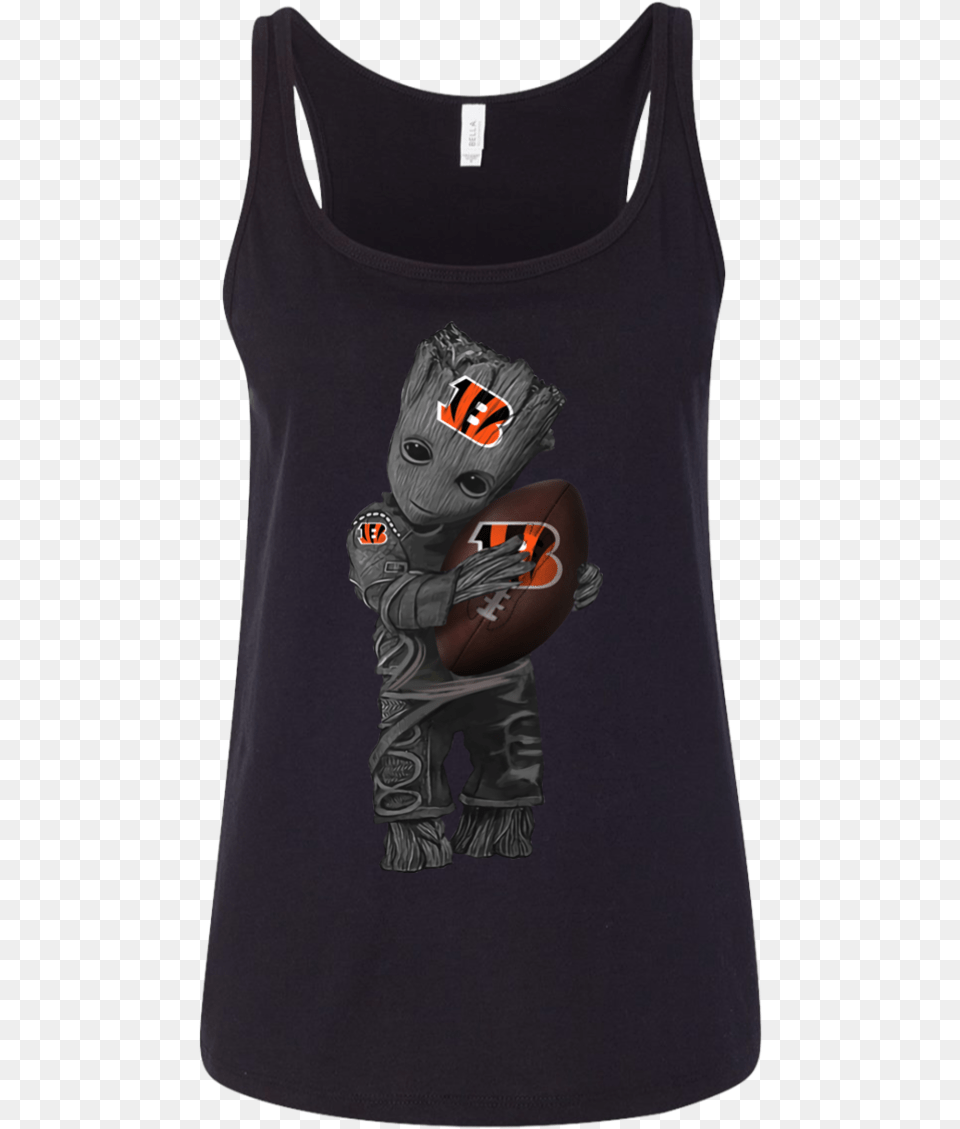 Transparent Cincinnati Bengals Active Tank, Clothing, Tank Top, Glove Free Png