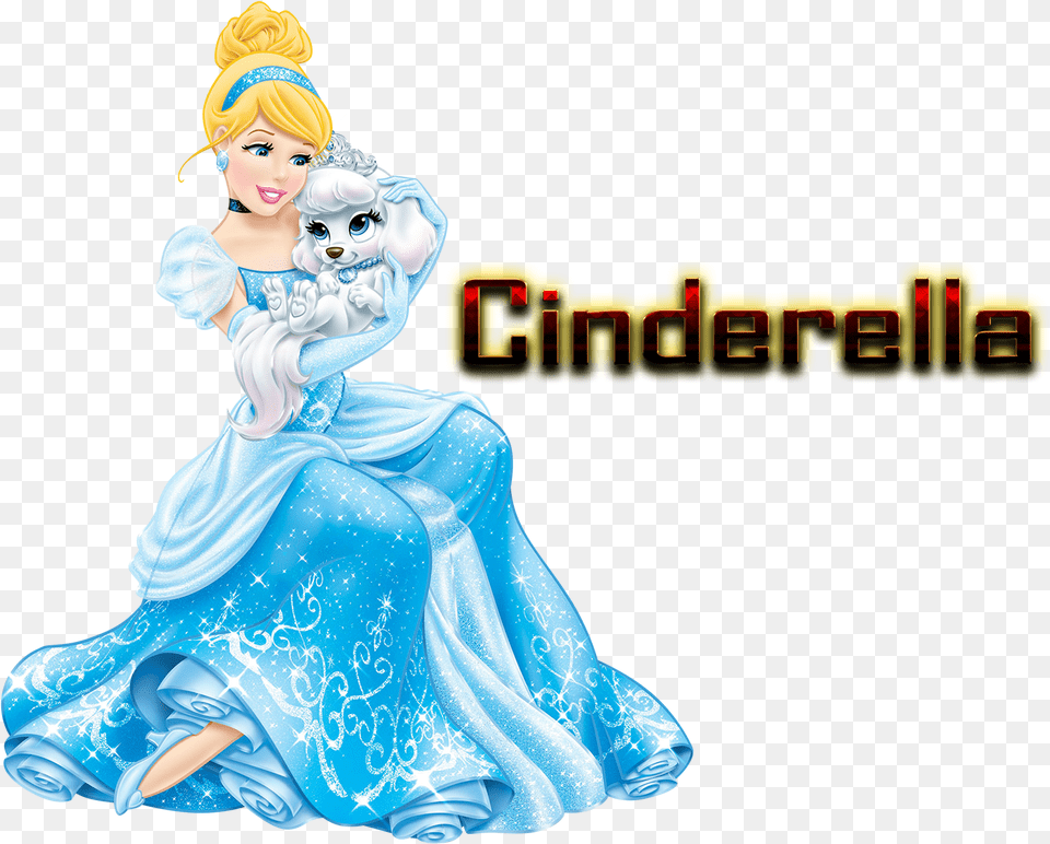 Transparent Cinderella Disney Princess Wallpaper 3d, Figurine, Adult, Person, Female Free Png Download
