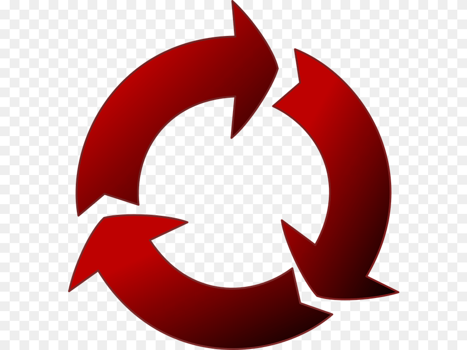 Transparent Circle Arrows Recycling Gif Transparent, Recycling Symbol, Symbol Png Image