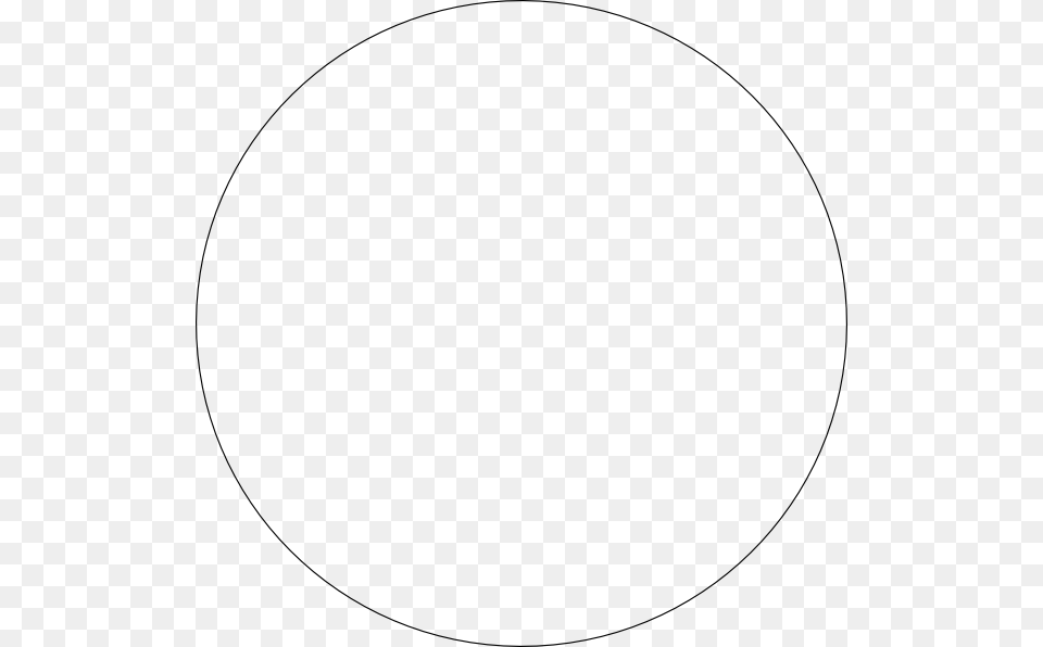 Transparent Circle Outline Circle On White Paper, Oval, Sphere Png Image
