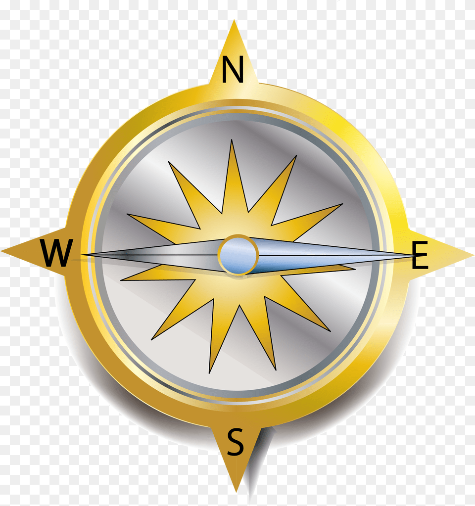 Transparent Circle Vector Emblem, Compass Free Png Download