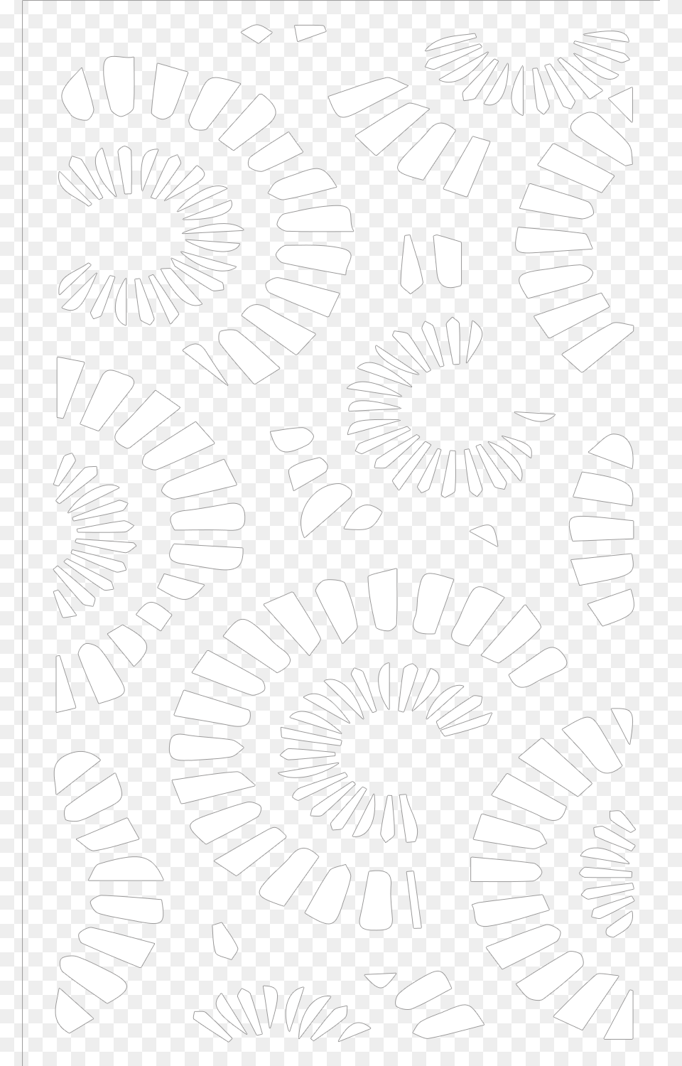 Transparent Circuit Pattern Deco Panel Design, Spiral, Machine, Wheel Png Image