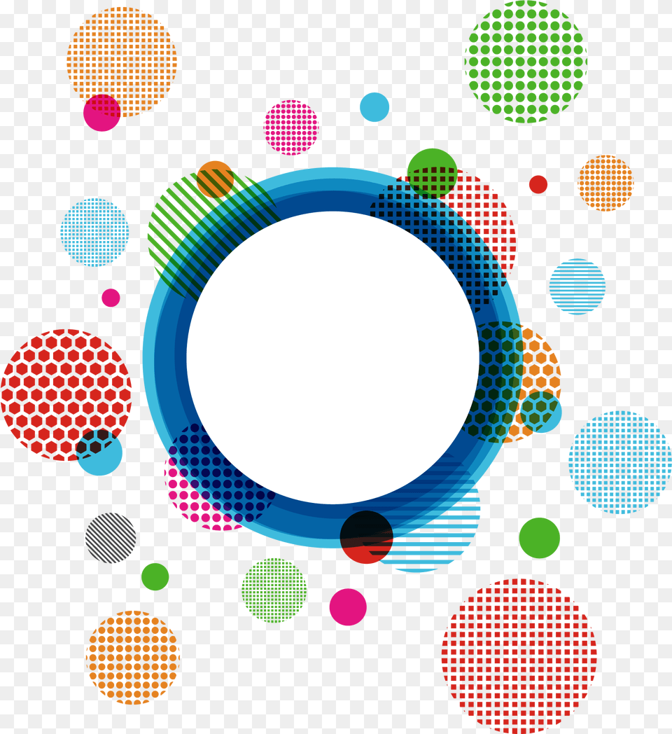 Transparent Circular Arrow Clipart Abstract Polka Dot, Pattern Free Png Download