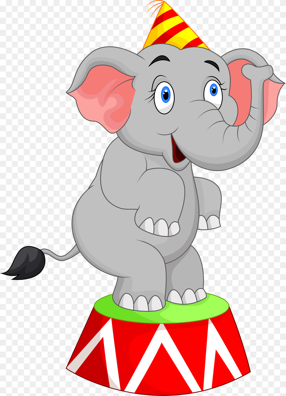 Transparent Circus Elephant Clipart, Animal, Mammal Png