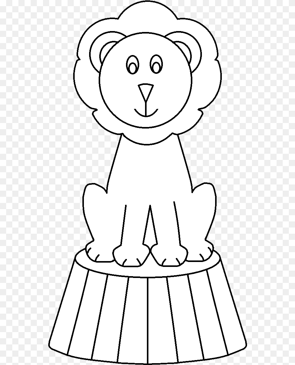 Circus Lion, Stencil, Person, Baby, Head Free Transparent Png