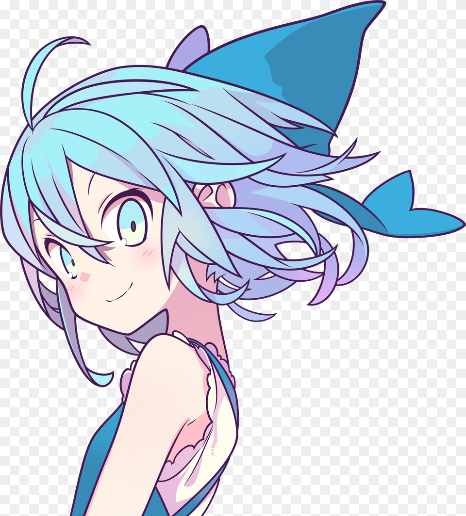 Transparent Cirno Cirno Wings, Book, Comics, Publication, Person Png Image