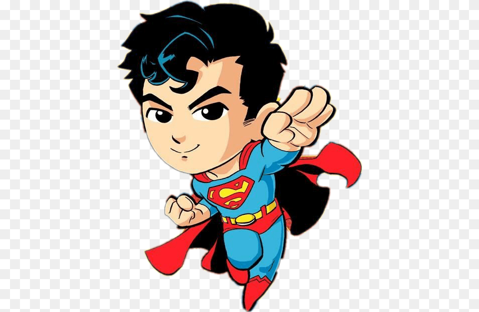 Transparent Clark Kent Clipart Cute Superman Clip Art, Baby, Person, Face, Head Png Image