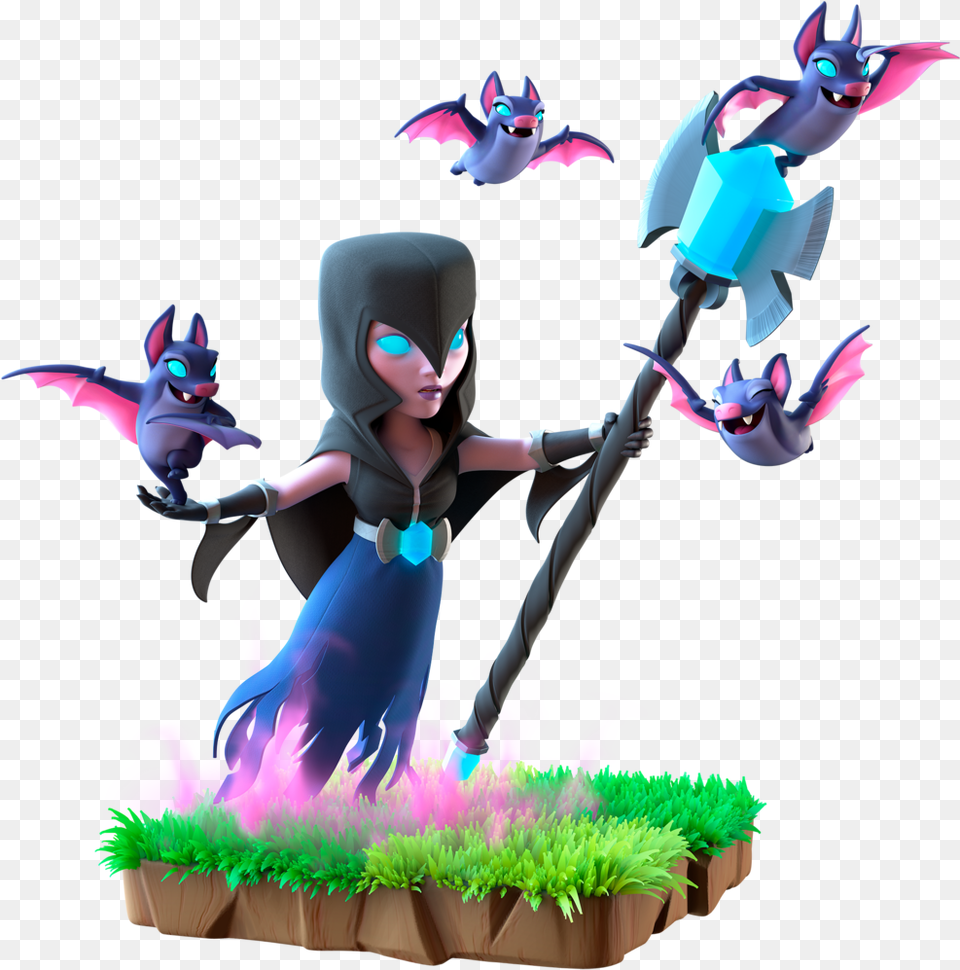 Transparent Clash Of Clans Clash Royale Night Witch, People, Person, Adult, Female Png Image