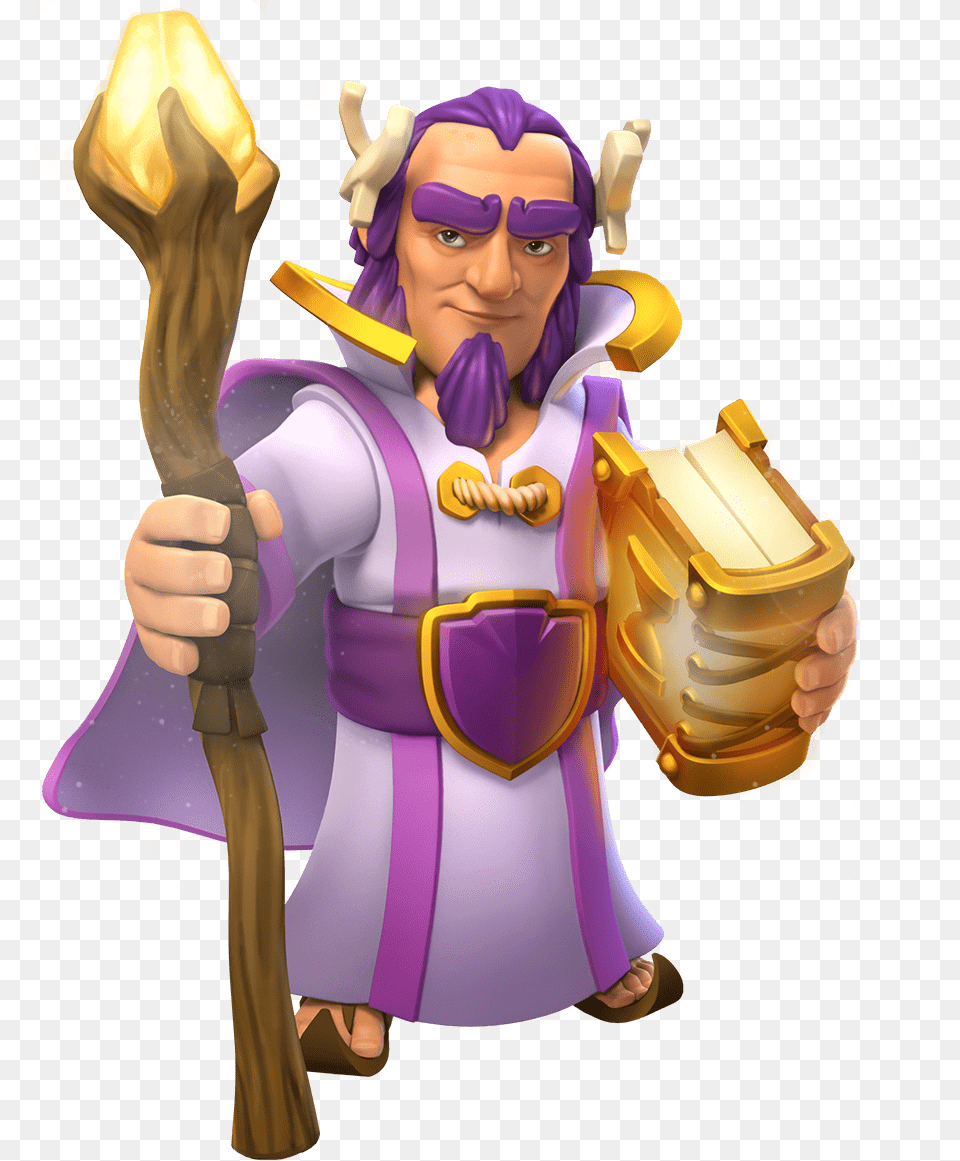 Clash Royale Characters Clash Of Clans Grand Warden, Clothing, Costume, Person, Adult Free Transparent Png