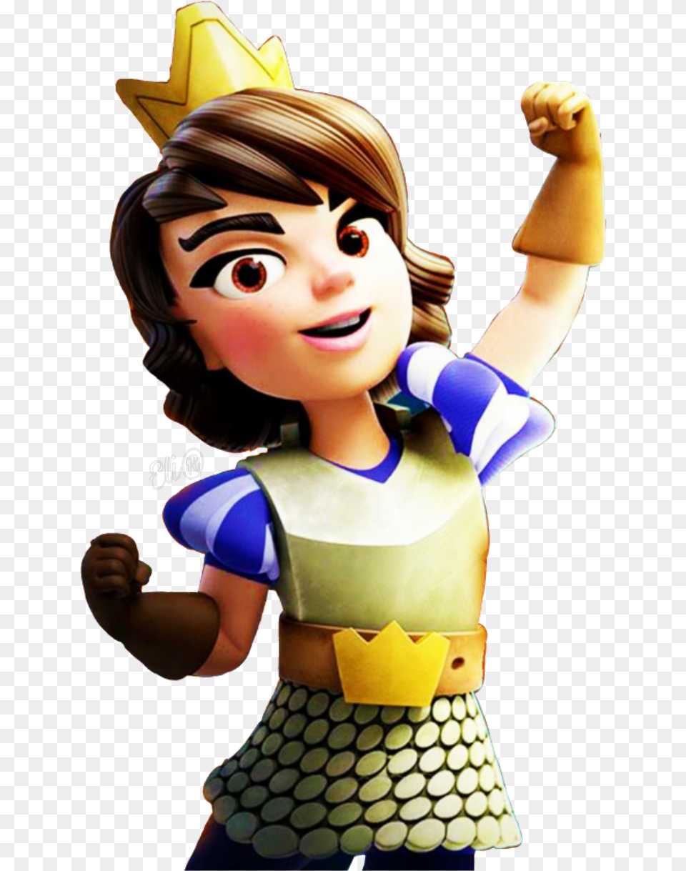 Transparent Clash Royale Characters Princess Clash Royale, Doll, Toy, Face, Head Free Png Download