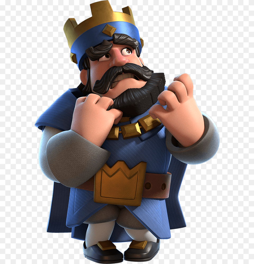 Transparent Clash Royale King Clash Royale Characters, Baby, Person, Face, Head Free Png