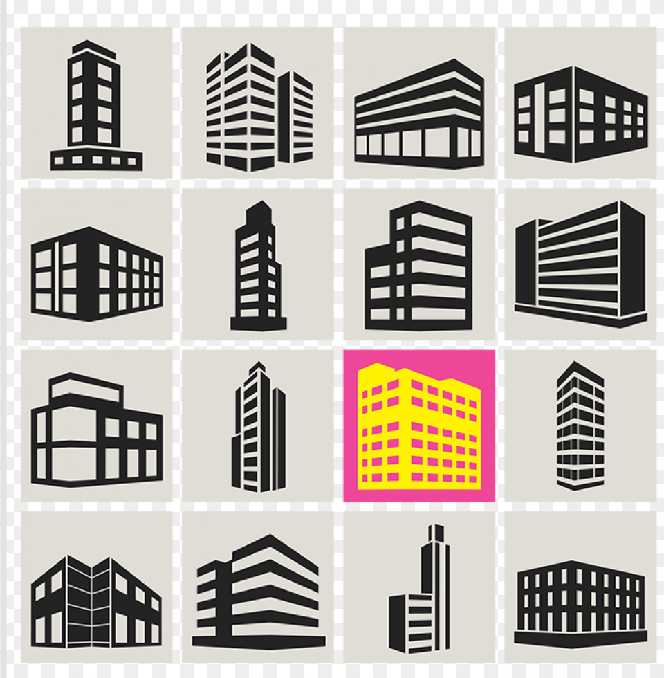 Transparent Class Of 2017 Clipart Mixed Use Building Icon, Architecture, Condo, Housing, City Png Image