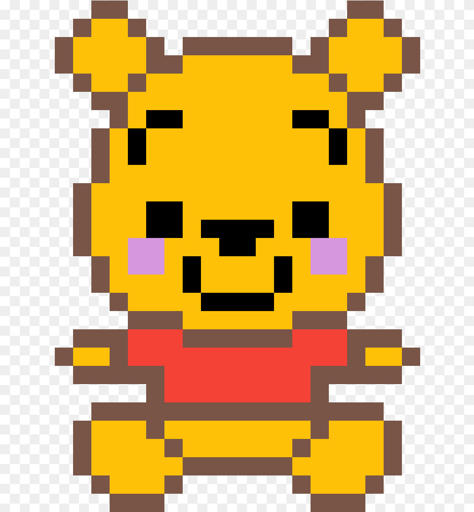 Transparent Classic Pooh Clipart Winnie The Pooh Pixel Art Grid, First Aid Png