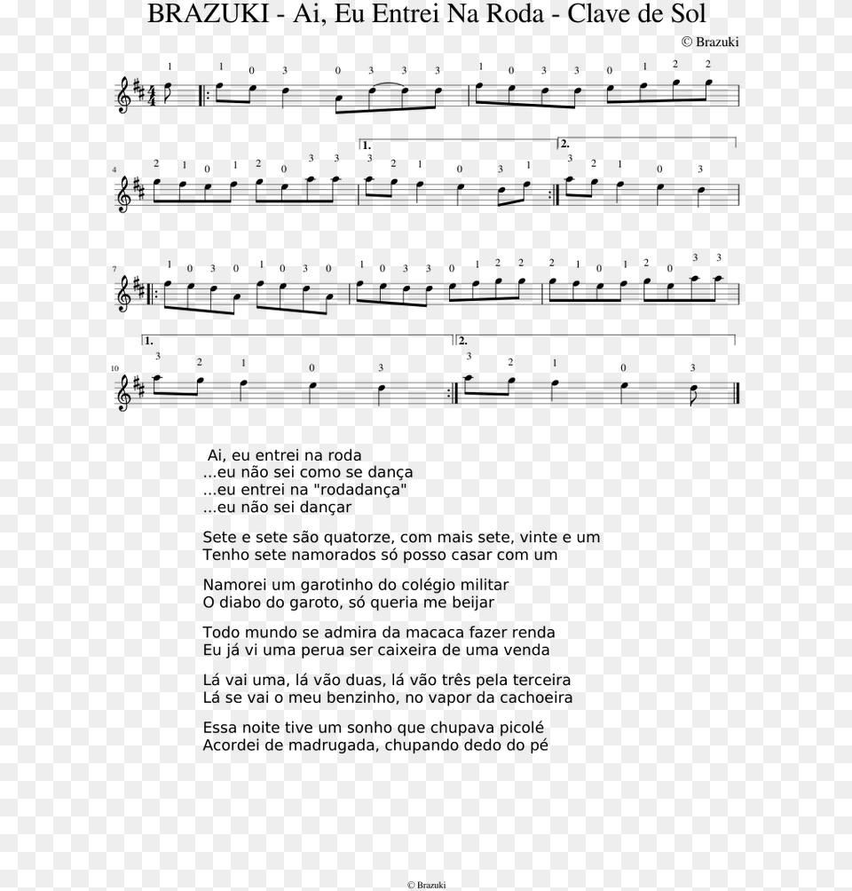 Transparent Clave De Sol Sheet Music, Gray Png