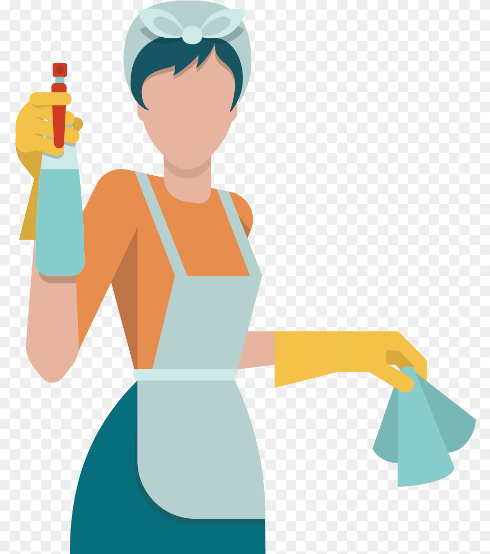 Clean Dishes Clipart Cleaner Icon Woman, Cleaning, Person, Baby, Face Free Transparent Png