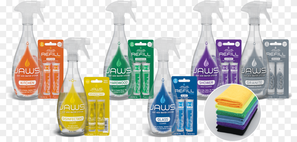 Transparent Cleaning Supplies Jaws Clean Packaging, Bottle, Person, Smoke Pipe, Lotion Png