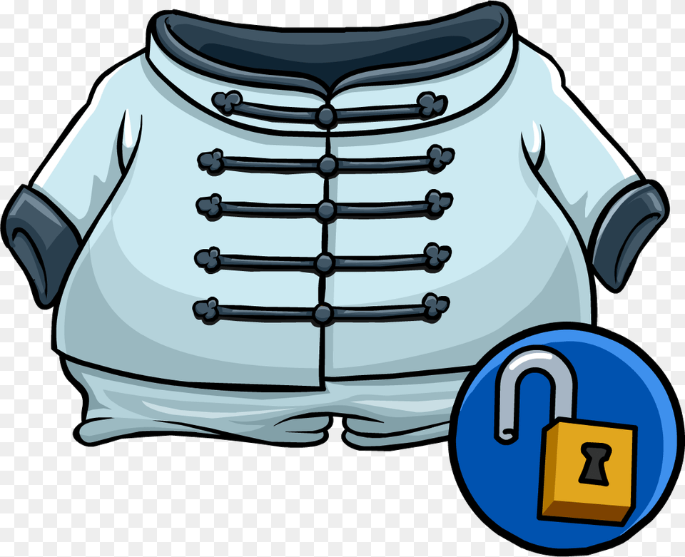 Clear Sky Gold Clothes Club Penguin, Clothing, Lifejacket, Vest, Knitwear Free Transparent Png
