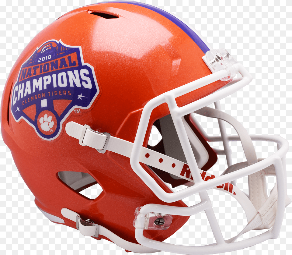 Transparent Clemson Helmet Clemson Football Helmets, American Football, Football Helmet, Sport, Person Png Image