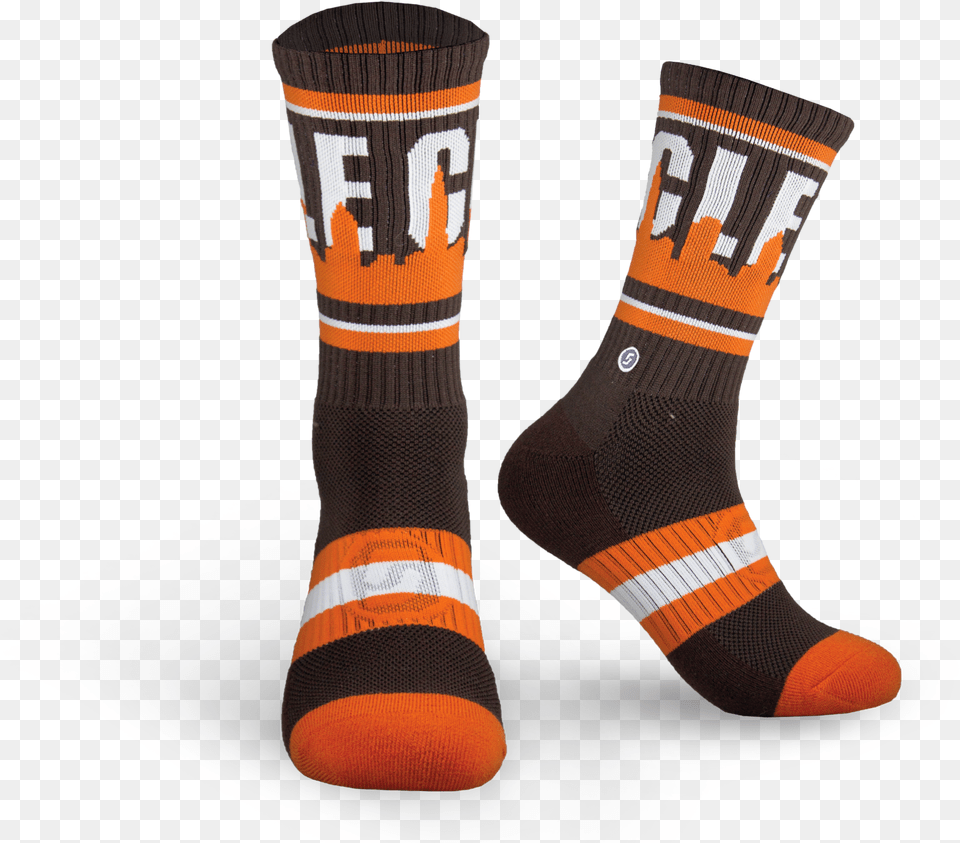 Transparent Cleveland Brown Cleveland Socks, Clothing, Hosiery, Sock Free Png