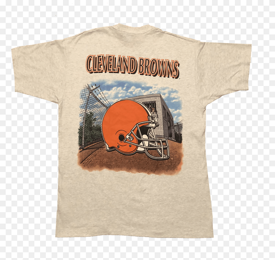 Cleveland Browns Helmet Football Helmet, Clothing, T-shirt, Shirt Free Transparent Png