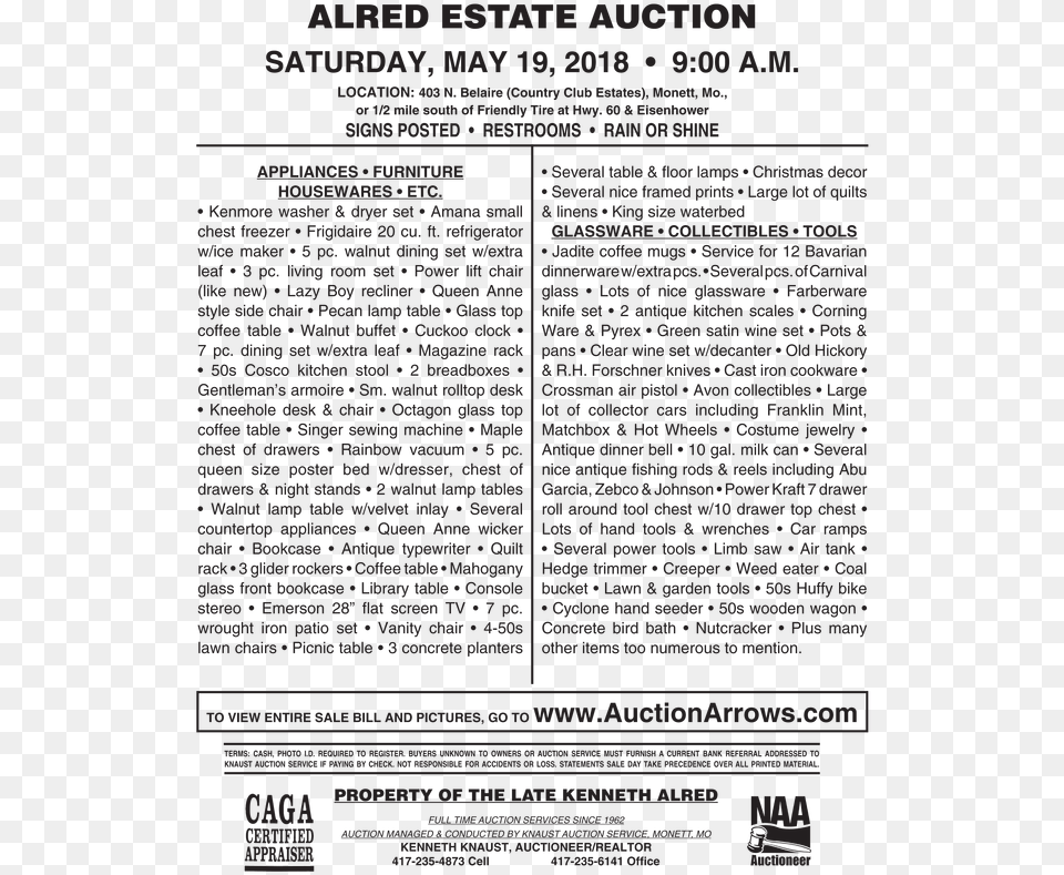 Click Here Arrow National Auctioneers Association, Advertisement, Poster, Page, Text Free Transparent Png