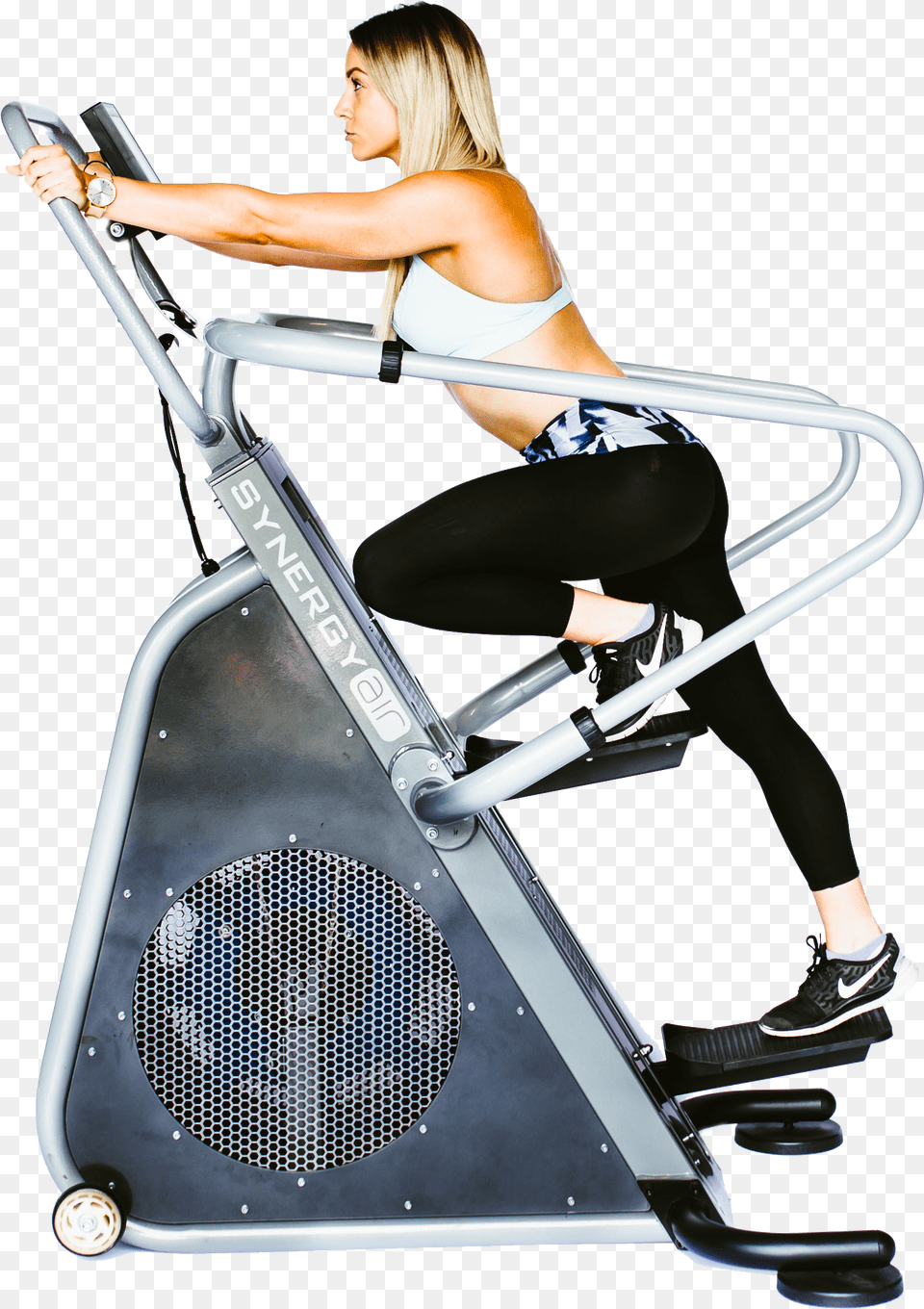 Transparent Climber Stationary Bicycle, Adult, Woman, Female, Person Png
