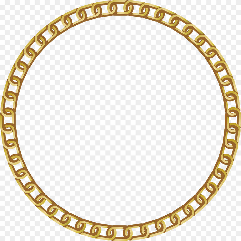 Transparent Clip Art Image, Oval, Gold Free Png