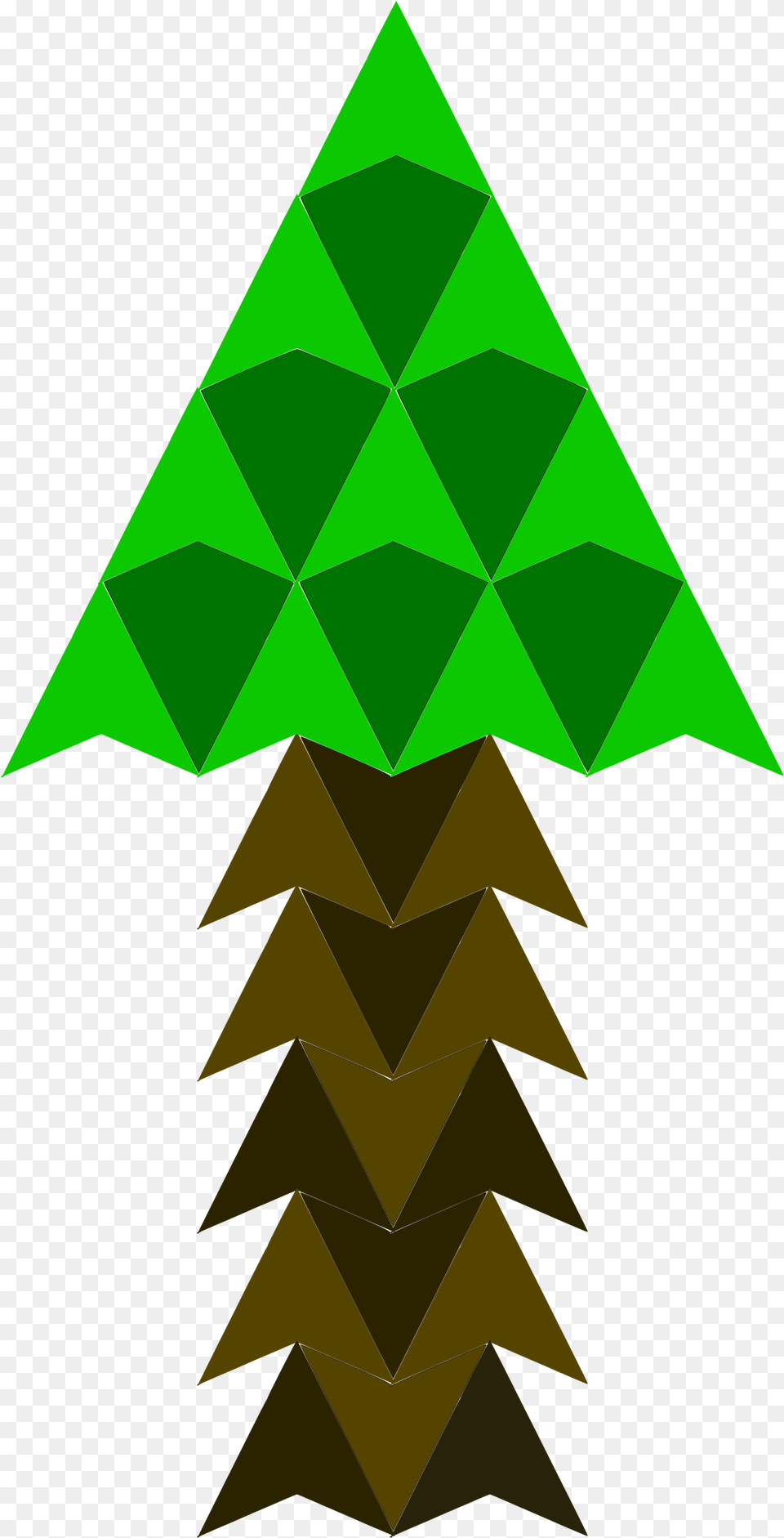 Transparent Clipart Arrows Tree Arrow Clip Art, Triangle Free Png