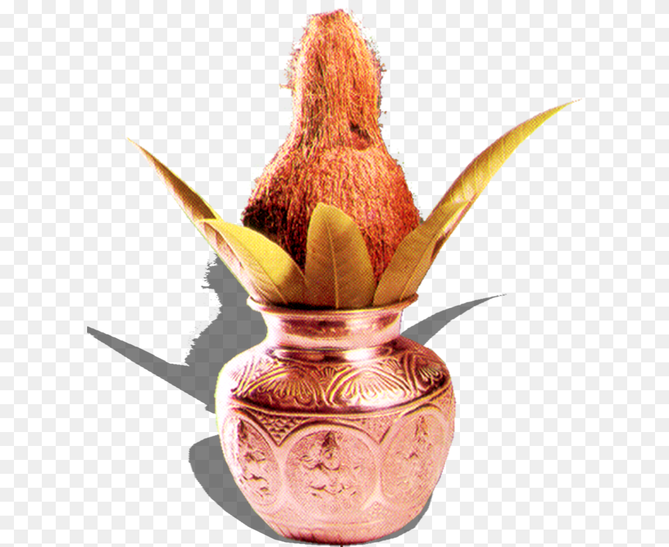Transparent Clipart Brass Kalash Durga Puja Chandmala, Jar, Pottery, Vase, Urn Free Png Download