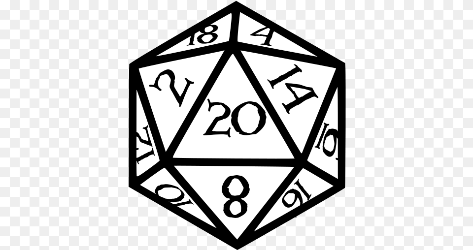 Transparent Clipart Free D20 Natural, Dice, Game Png