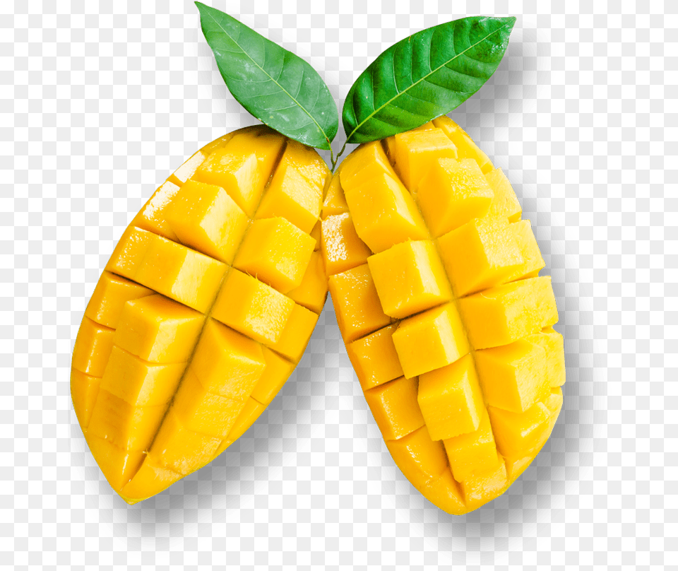 Transparent Clipart Of Cut Mango, Food, Fruit, Plant, Produce Free Png